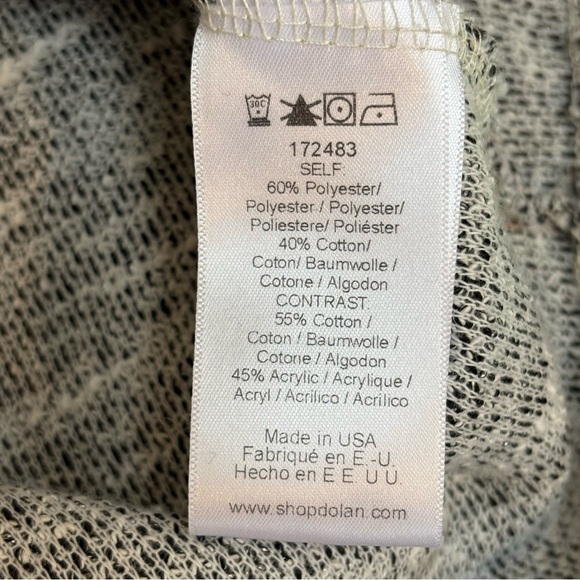 Anthropologie Dolan Boho Mixed Media Raglan Bell Sleeve Chunky Knit Sweater XS - Picture 14 of 15